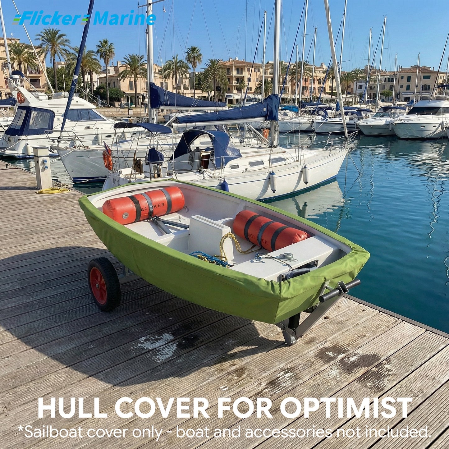 Colorful Sailboat Cover for Optimist