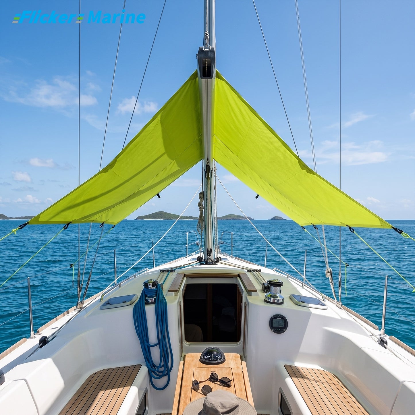 Colorful Sailboat Awning