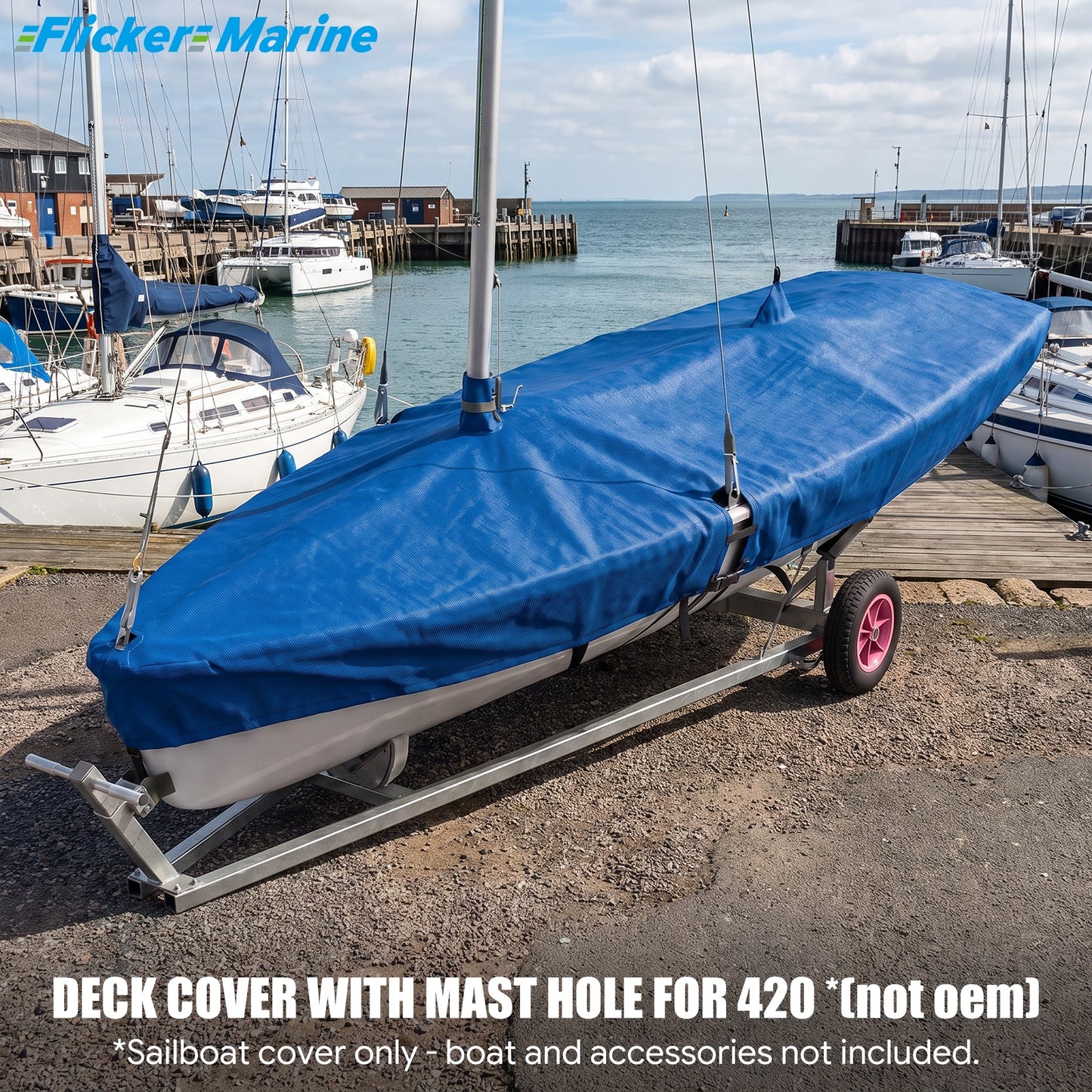 Colorful Sailboat Cover for 420