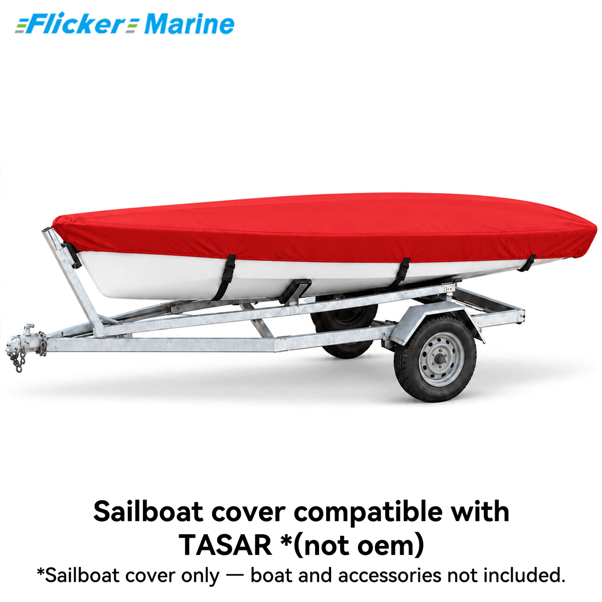 Flicker Marine Sailboat Cover, Polyester Waterproof UV Protection, Compatible With Tasar Sailboat, Multi Color Optional with Quick Release Buckles