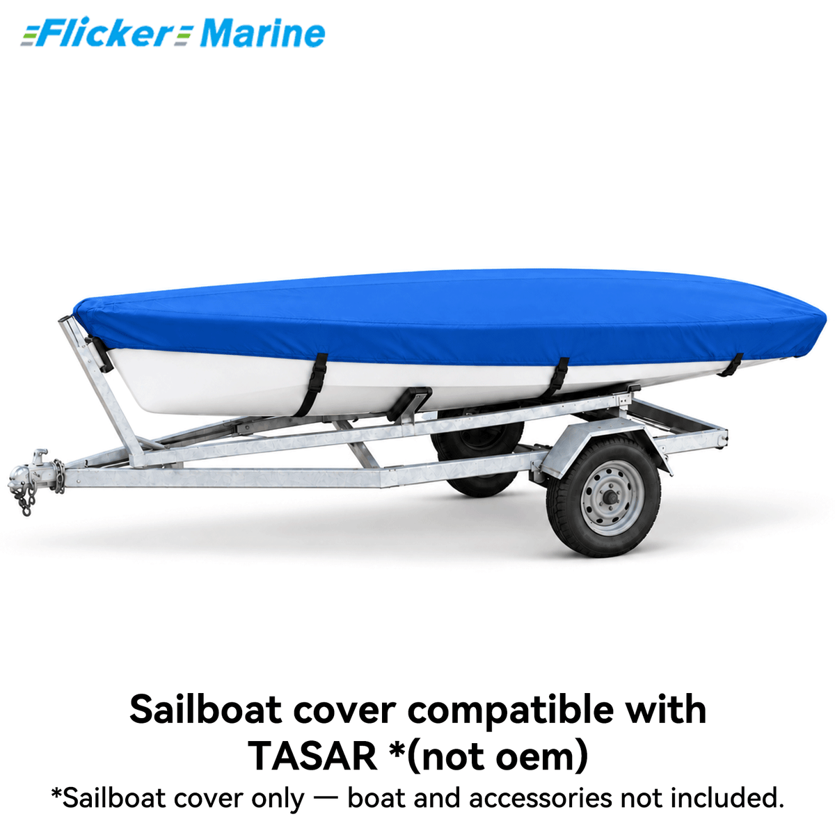 Flicker Marine Sailboat Cover, Polyester Waterproof UV Protection, Compatible With Tasar Sailboat, Multi Color Optional with Quick Release Buckles
