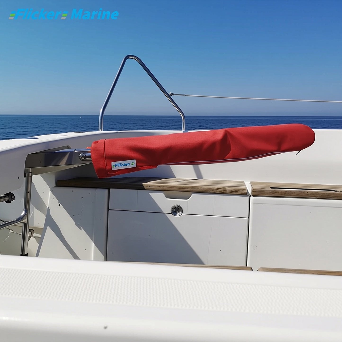Colorful Tiller Cover with Reflective Strips