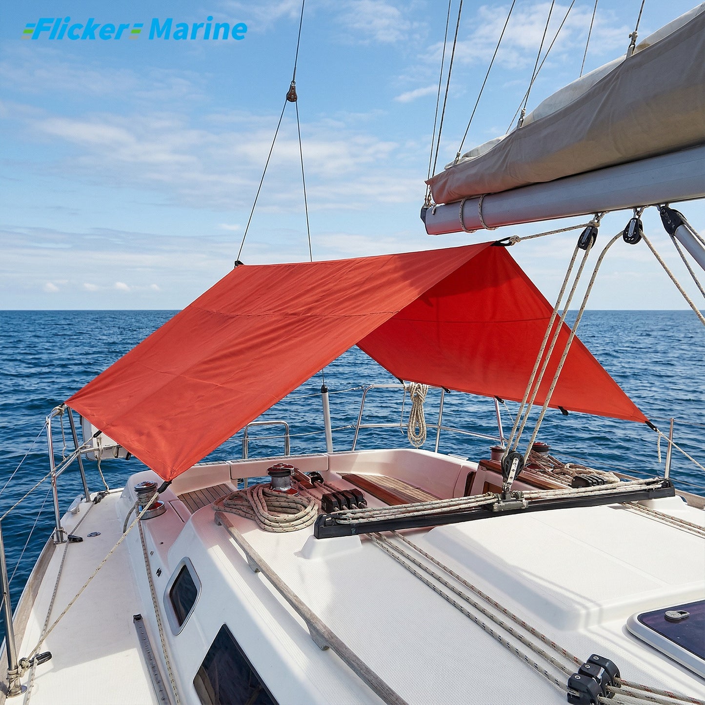 Colorful Sailboat Awning
