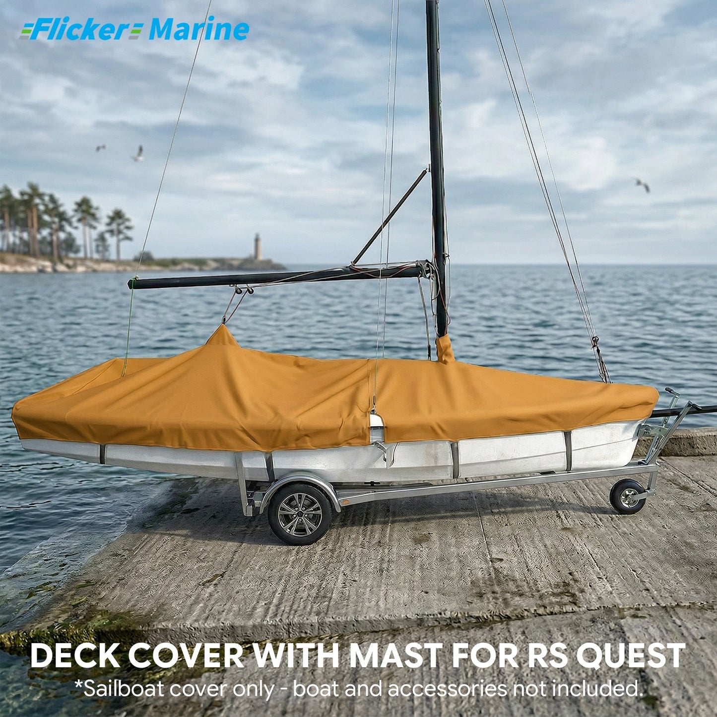 Colorful Sailboat Cover for RS Quest
