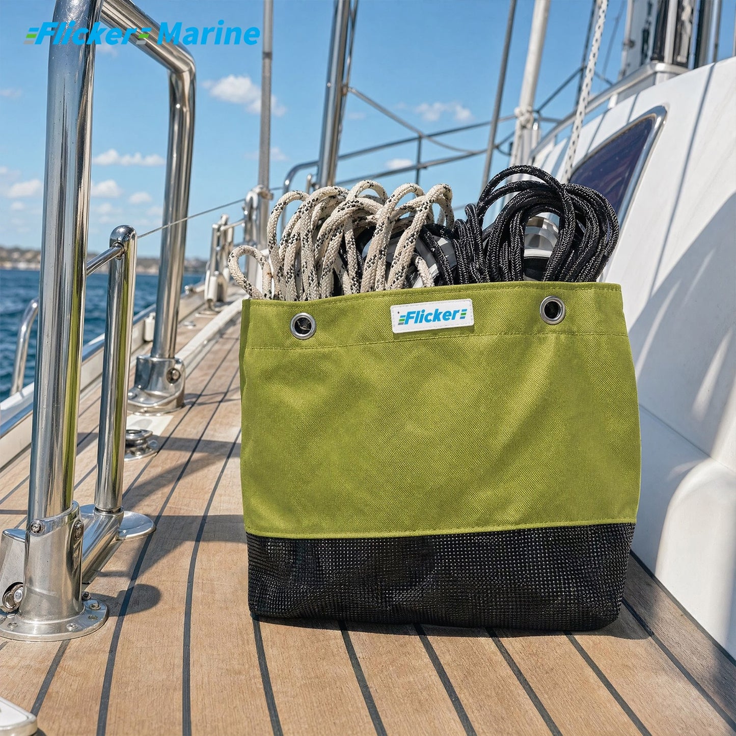 Colorful Rope & Anchor Bag