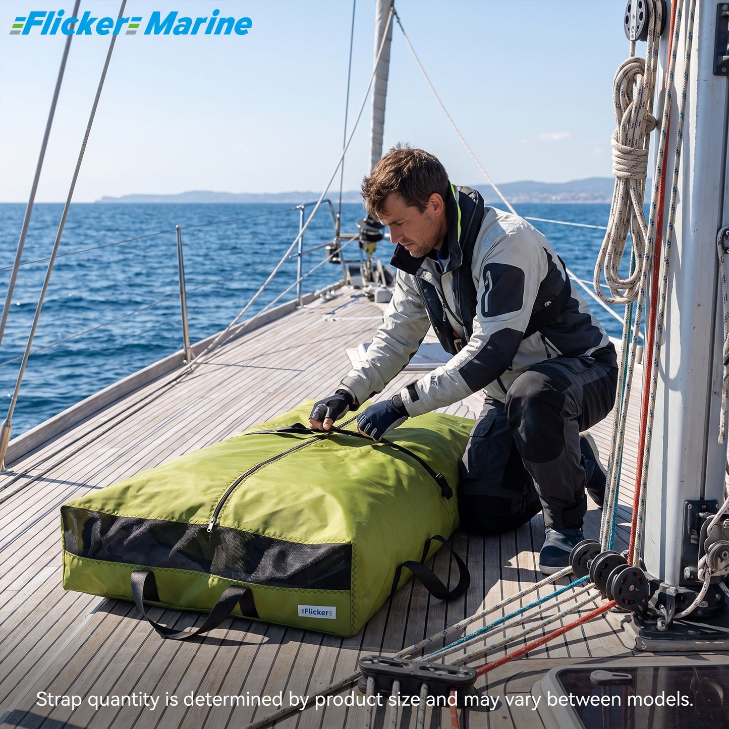 Colorful Long Mainsail Sail Bag
