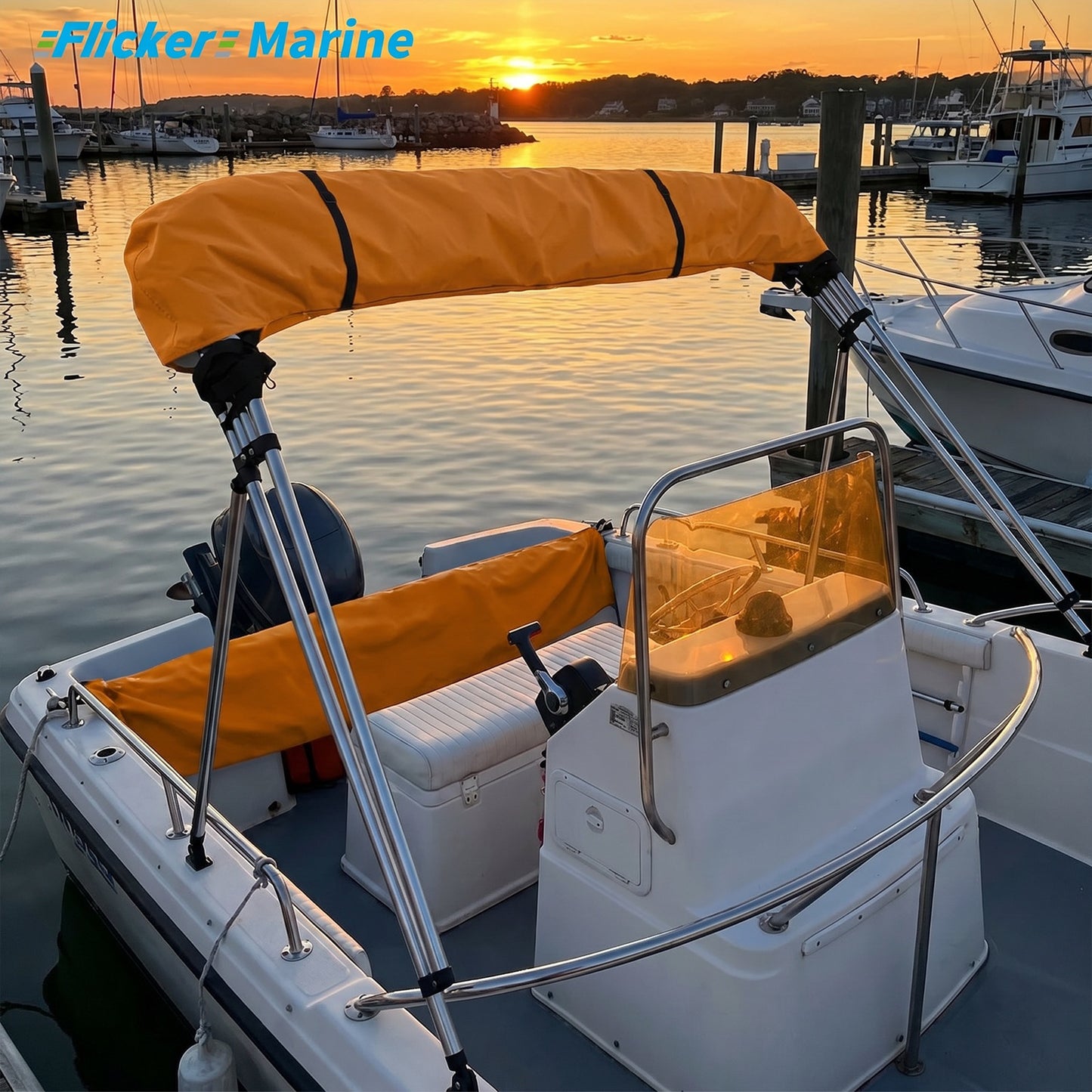 Colorful Bimini Top Cover