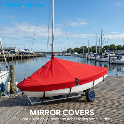 Colorful Sailboat Cover for Mirror