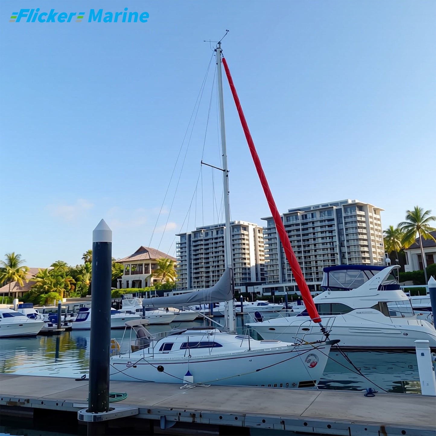 Colorful Jib Sail Cover