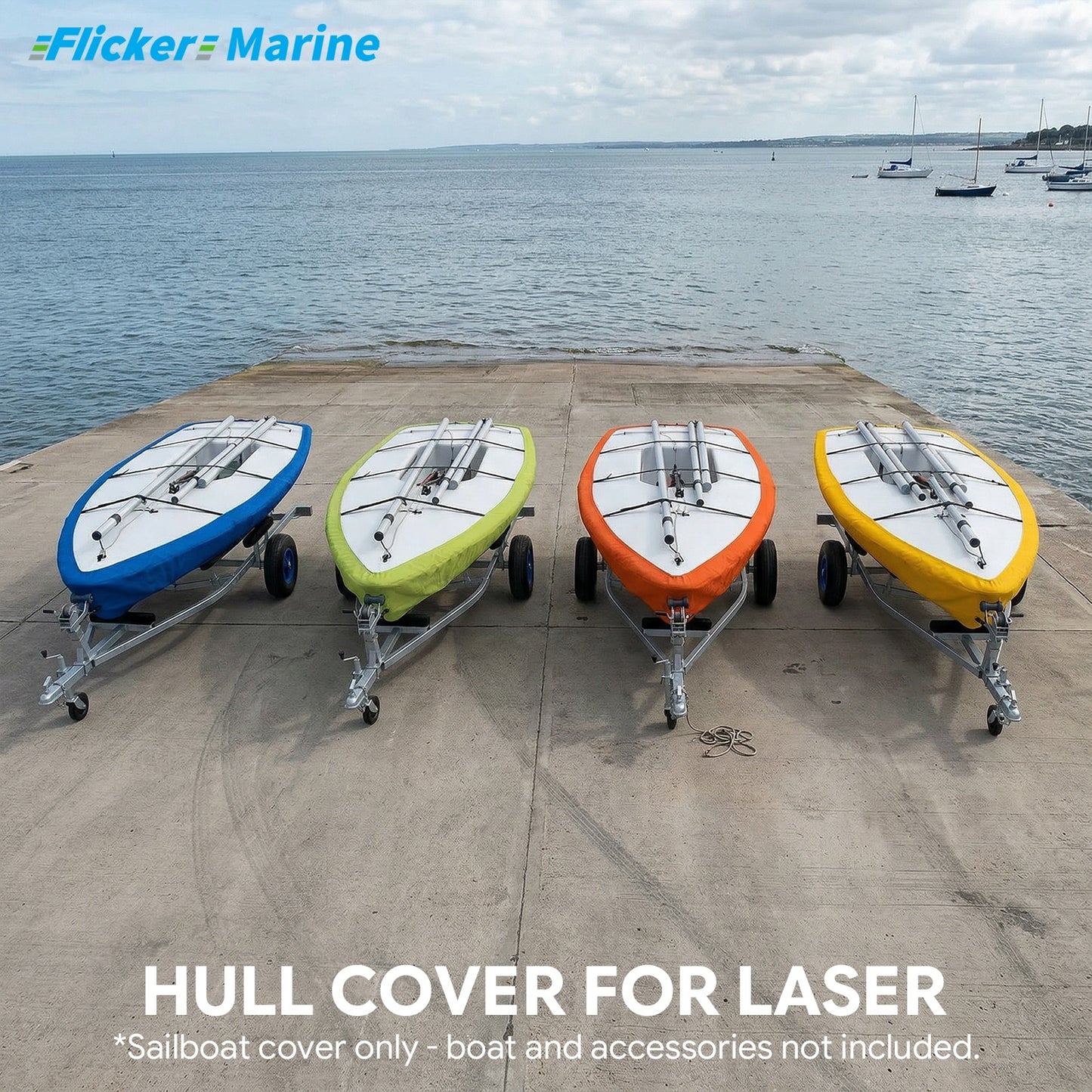Colorful Sailboat Cover for Laser
