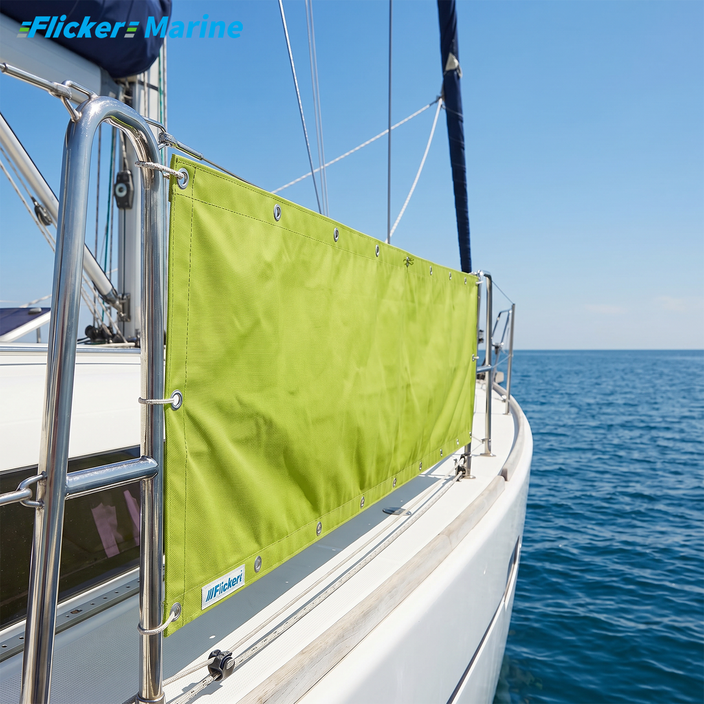 Colorful Sailboat Privacy Screen