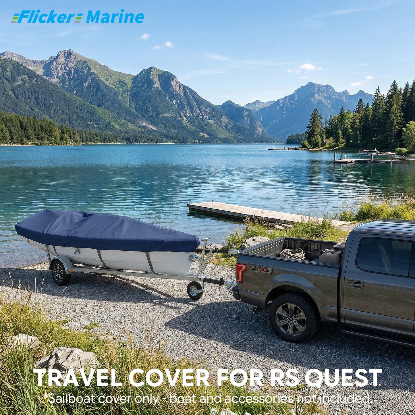 Colorful Sailboat Cover for RS Quest