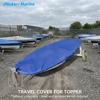 Colorful Sailboat Cover for Topper