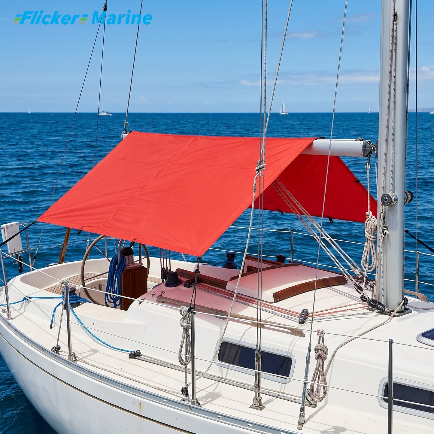 Colorful Sailboat Awning