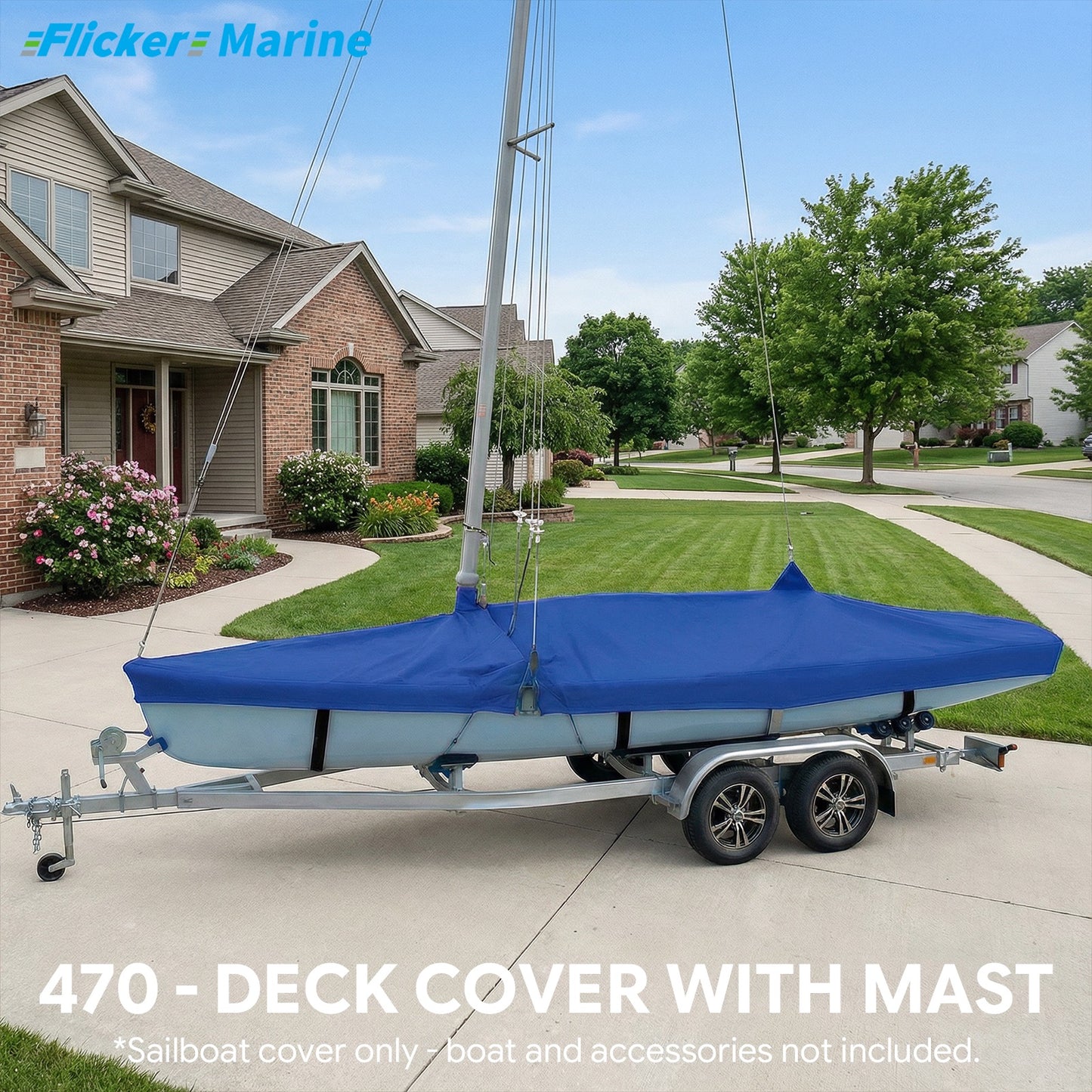 Colorful Sailboat Cover for 470