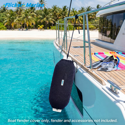Acrylic Boat Fender Cover, Marine Fender Protector Sleeve, 3 Sizes, Royal Blue & Navy Blue, 2/4 Pack