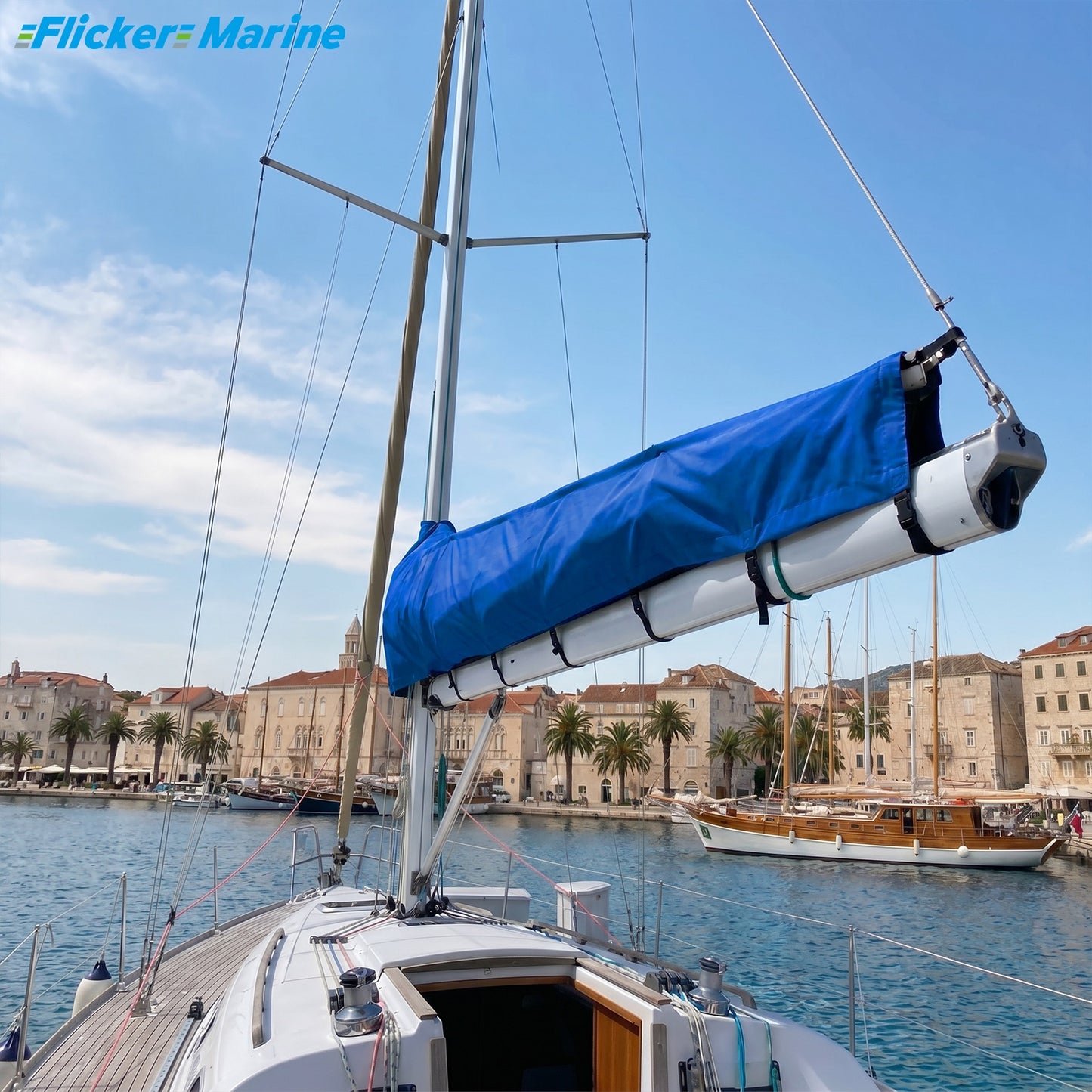 Colorful Mainsail Boom Cover