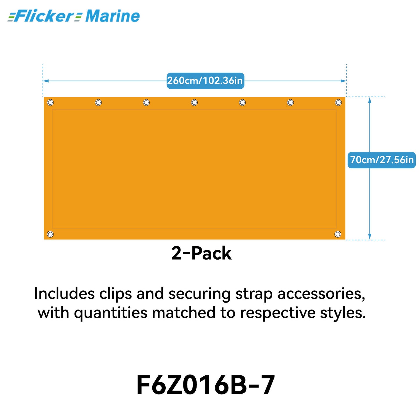 Quick-Release Bimini Side Shade Panels – Premium Sun-Blocking Fabric for Boat Bimini Tops