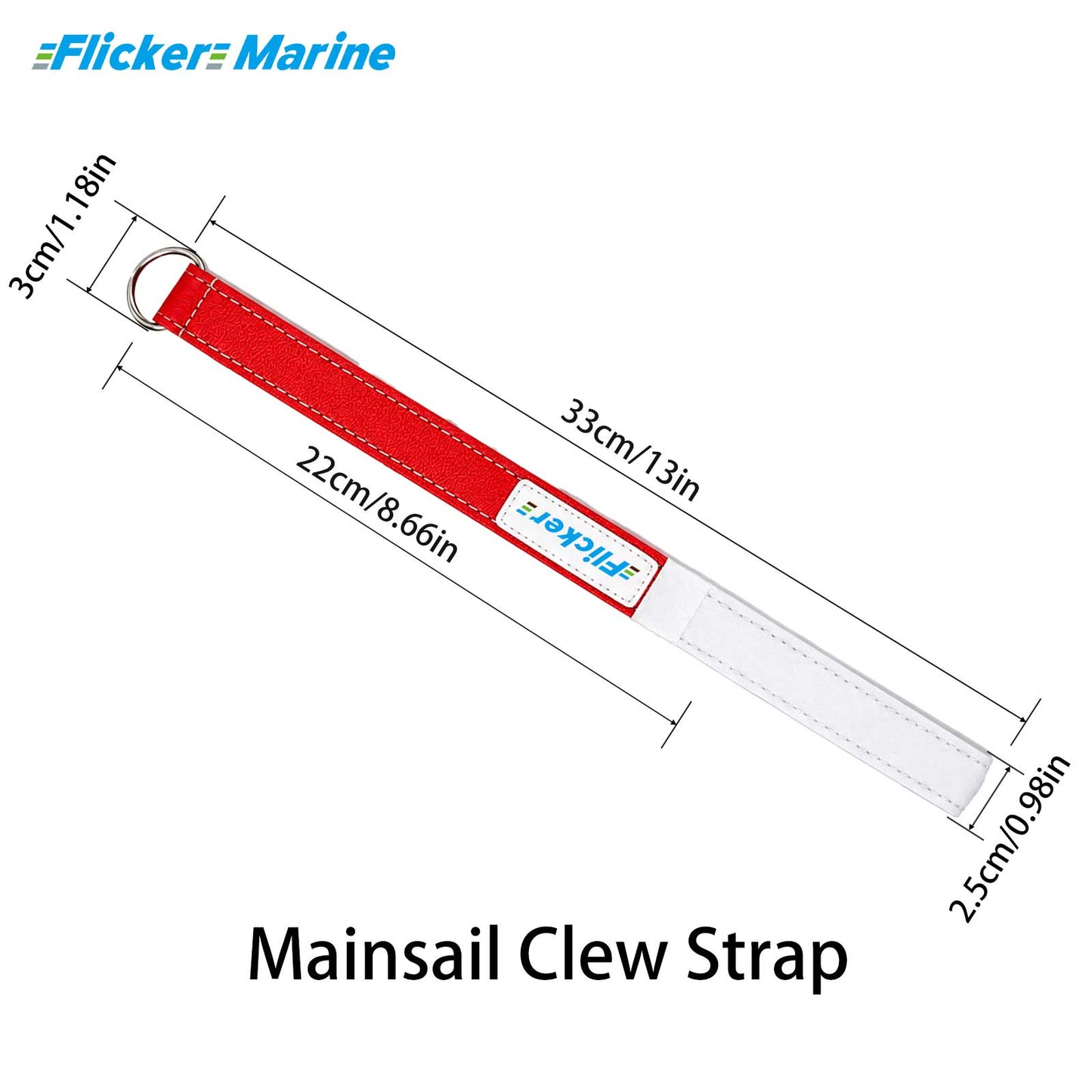 Sailboat Mainsail Tie-Down Strap