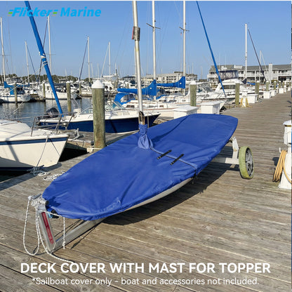 Colorful Sailboat Cover for Topper