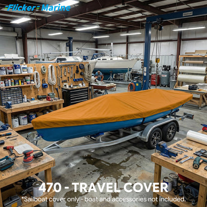 Colorful Sailboat Cover for 470