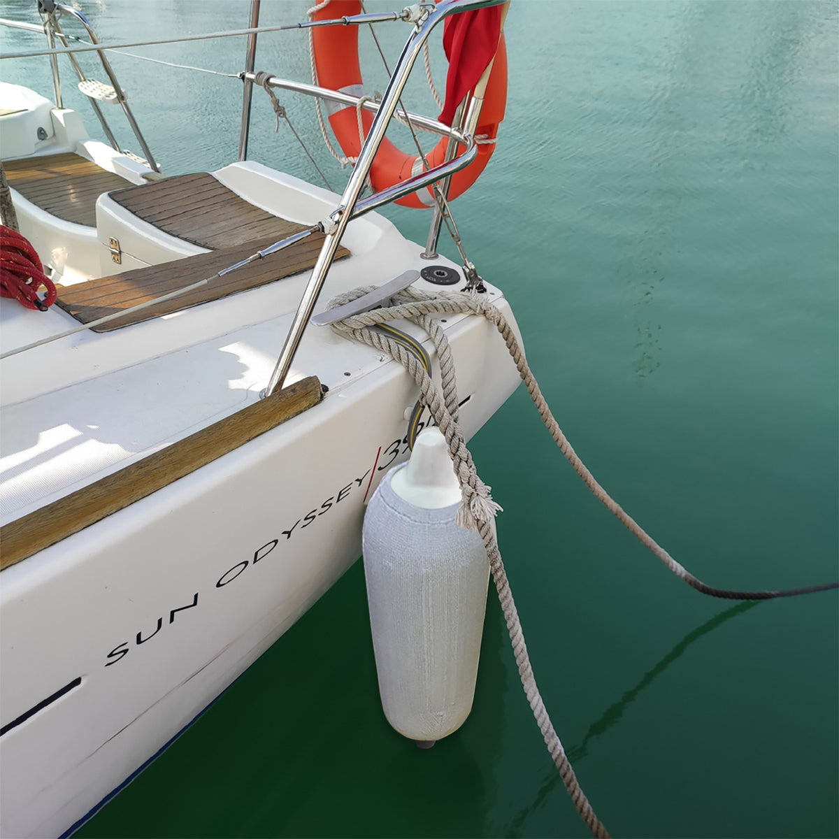 Acrylic Boat Fender Cover, Marine Fender Protector Sleeve, 3 Sizes, 2/4 Pack