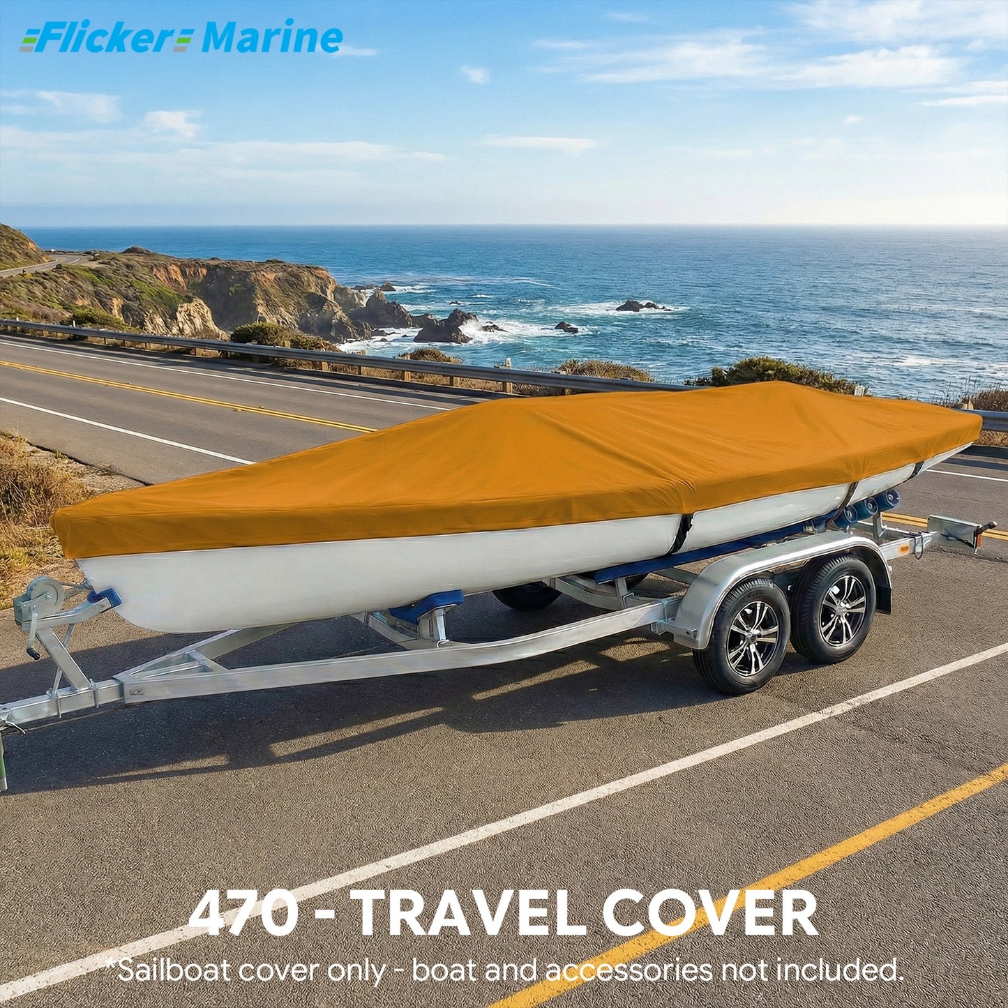 Colorful Sailboat Cover for 470