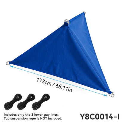 Colorful Triangular Hatch Sunshade