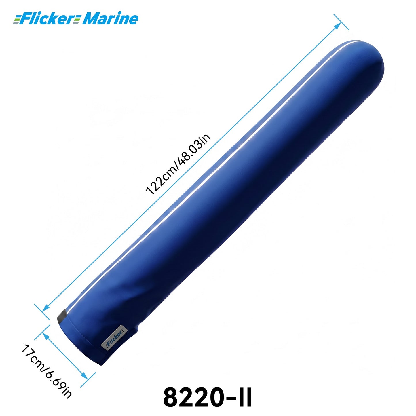 Colorful Tiller Cover with Reflective Strips
