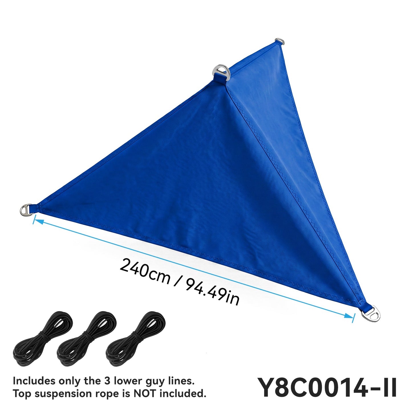 Colorful Triangular Hatch Sunshade