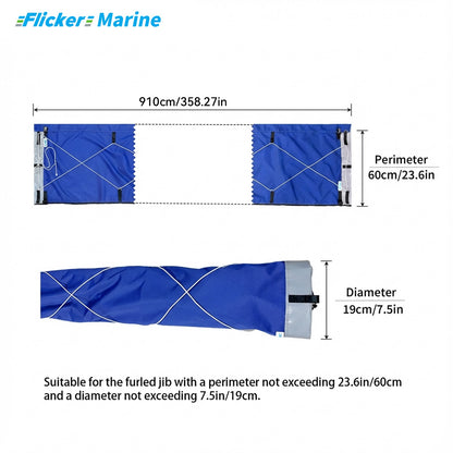 Colorful Jib Sail Cover