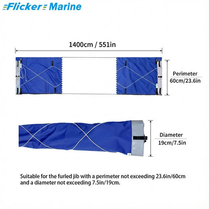 Colorful Jib Sail Cover