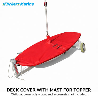 Colorful Sailboat Cover for Topper