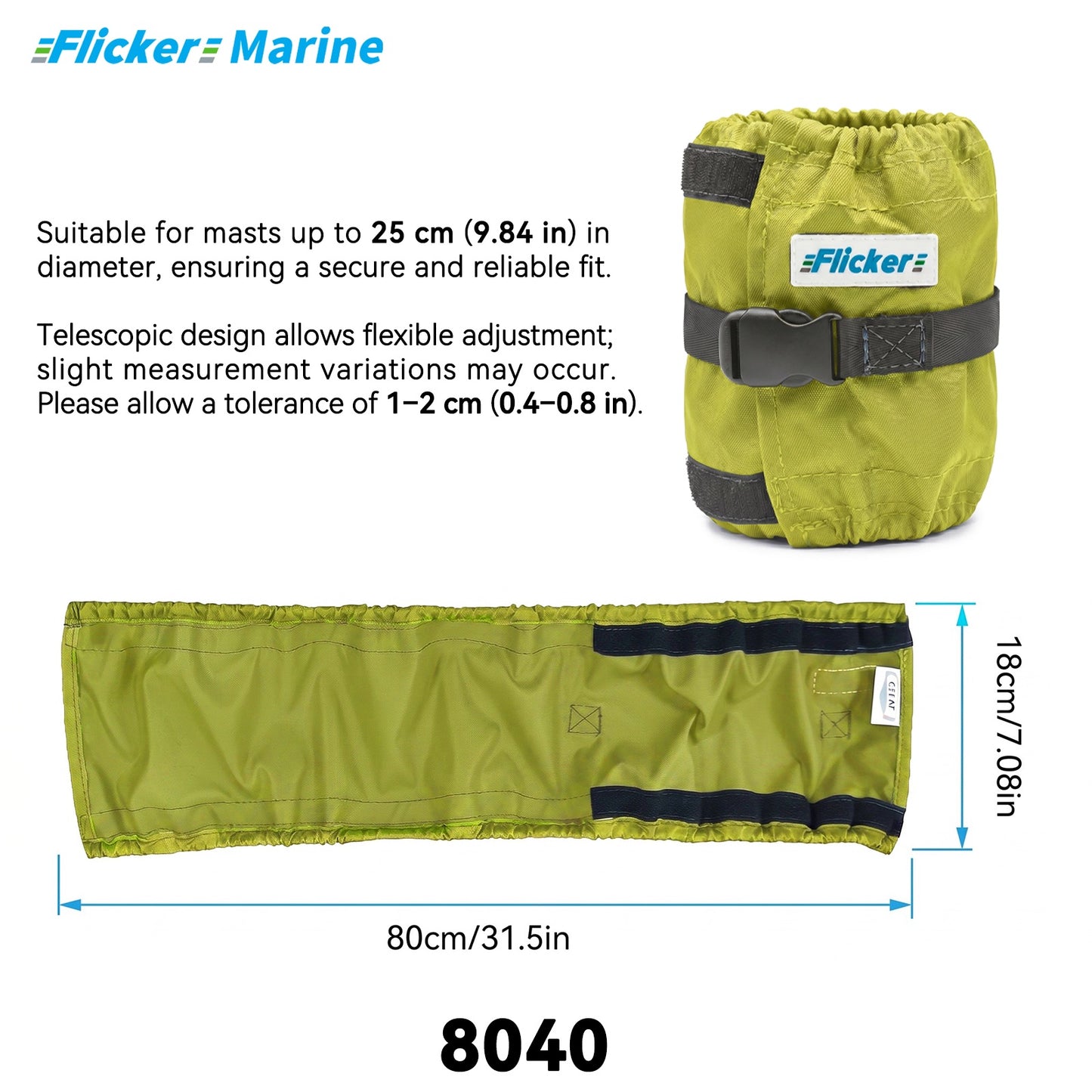 Colorful Mast Boot Cover