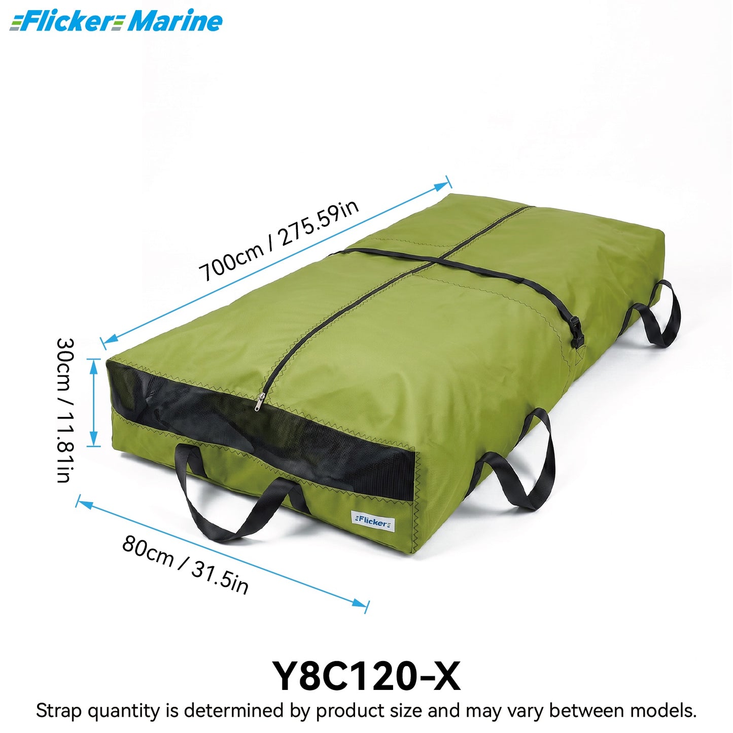 Colorful Long Mainsail Sail Bag