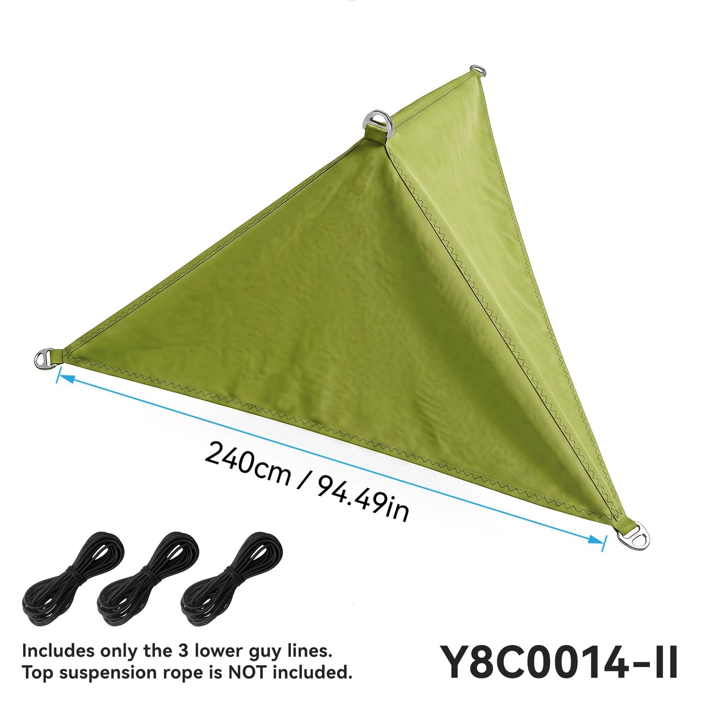 Colorful Triangular Hatch Sunshade