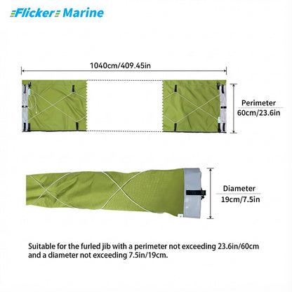 Colorful Jib Sail Cover