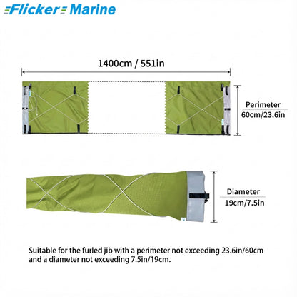 Colorful Jib Sail Cover