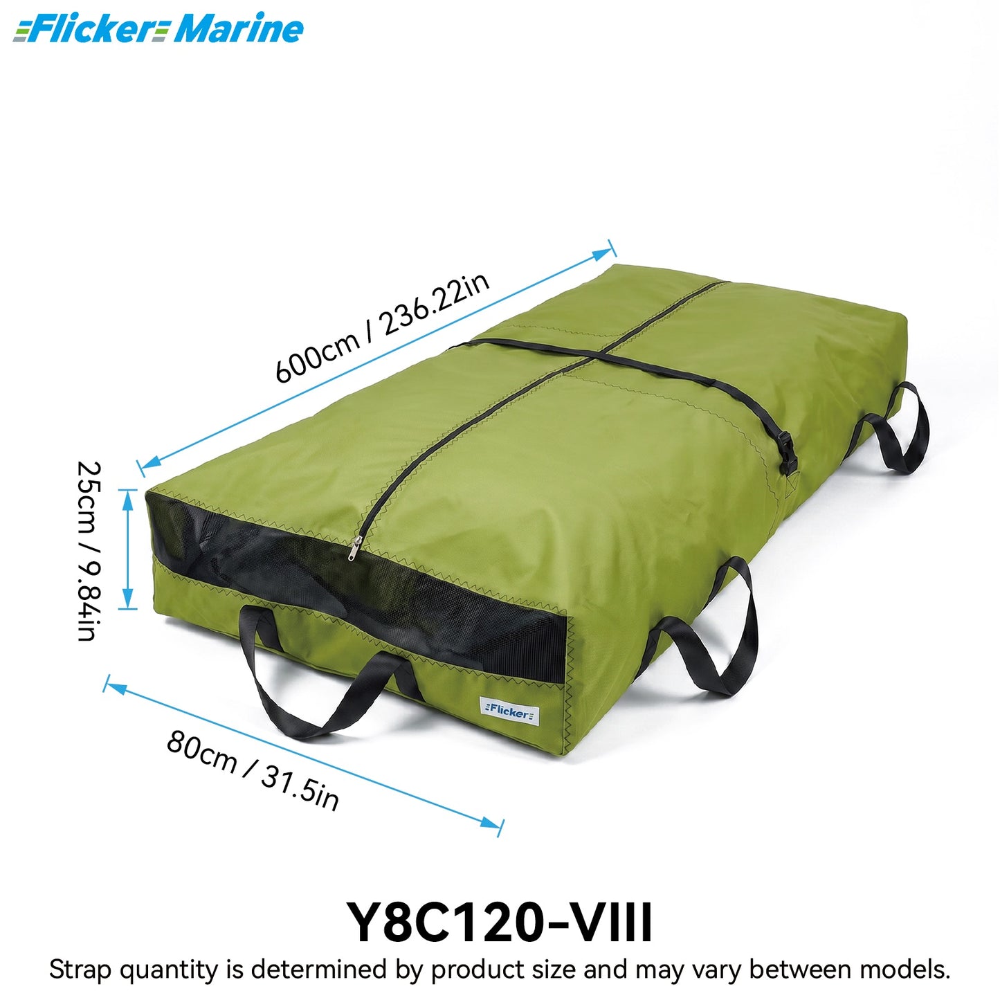 Colorful Long Mainsail Sail Bag