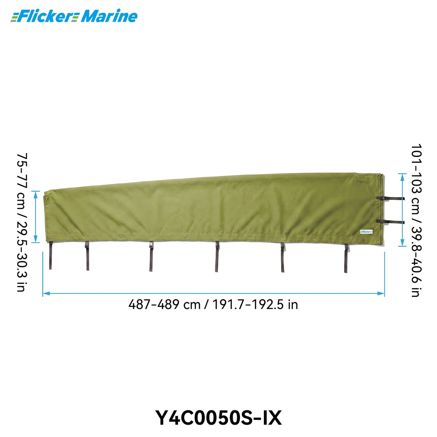 Colorful Mainsail Boom Cover
