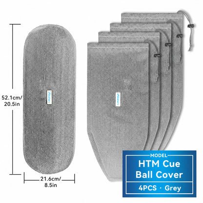 HTM Boat Fender Cover, Acrylic Marine Fender Sleeve, 3 Sizes, 1/2/4 Pack