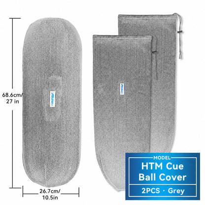 HTM Boat Fender Cover, Acrylic Marine Fender Sleeve, 3 Sizes, 1/2/4 Pack