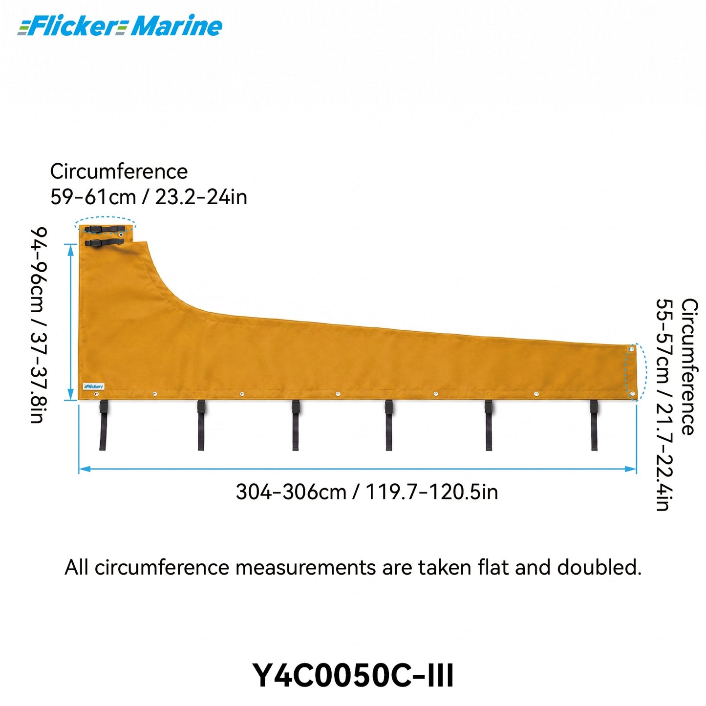 Colorful Mainsail Boom Cover
