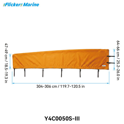 Colorful Mainsail Boom Cover