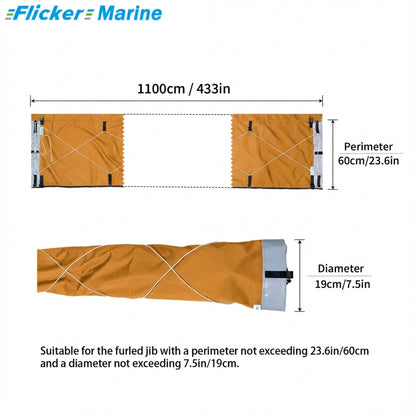 Colorful Jib Sail Cover