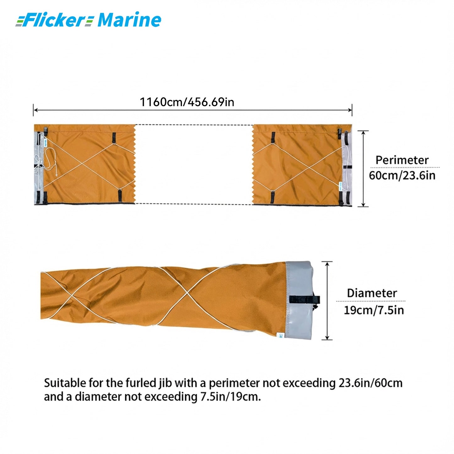 Colorful Jib Sail Cover