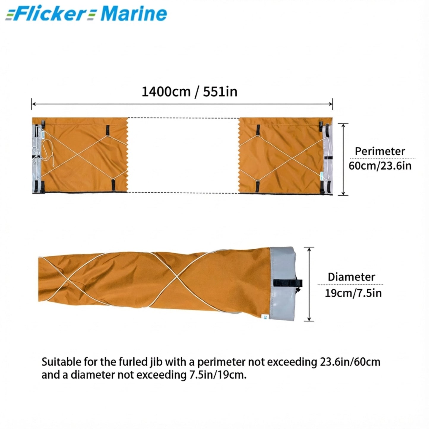 Colorful Jib Sail Cover