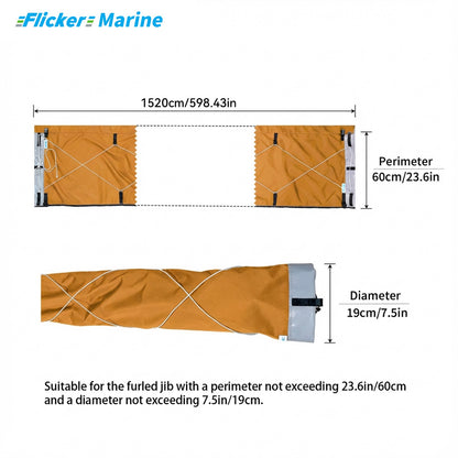 Colorful Jib Sail Cover