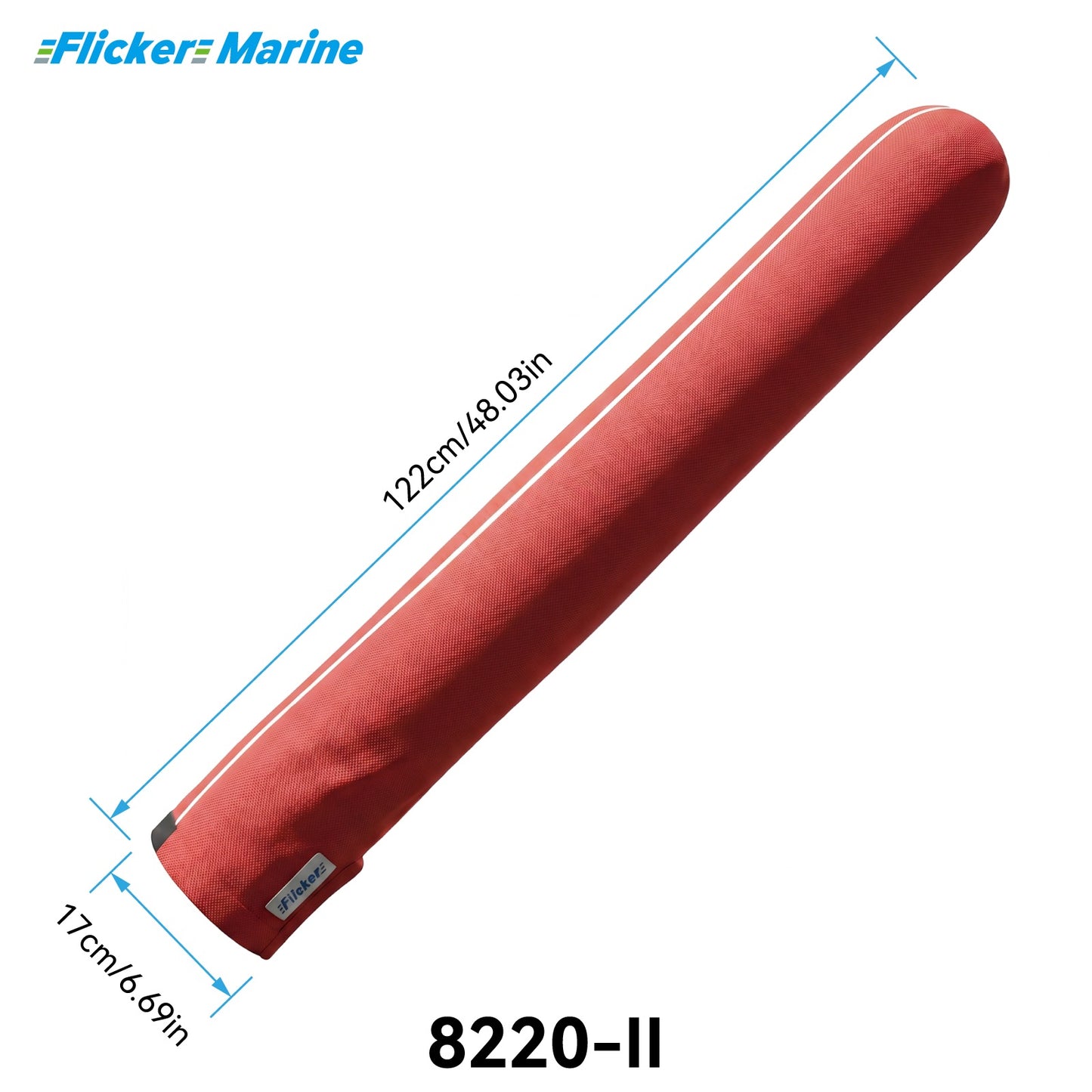 Colorful Tiller Cover with Reflective Strips