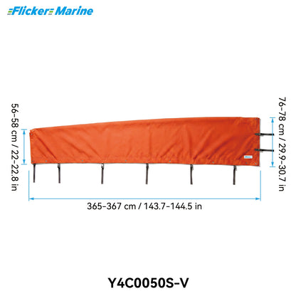 Colorful Mainsail Boom Cover